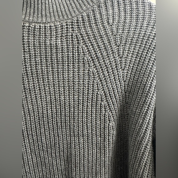 Old Navy Mock neck Gray Women's Sweater in graphite color - Picture 2 of 7